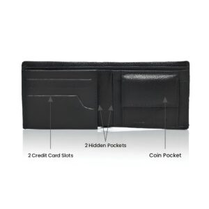 Men’s leather wallet – premium quality, compact design