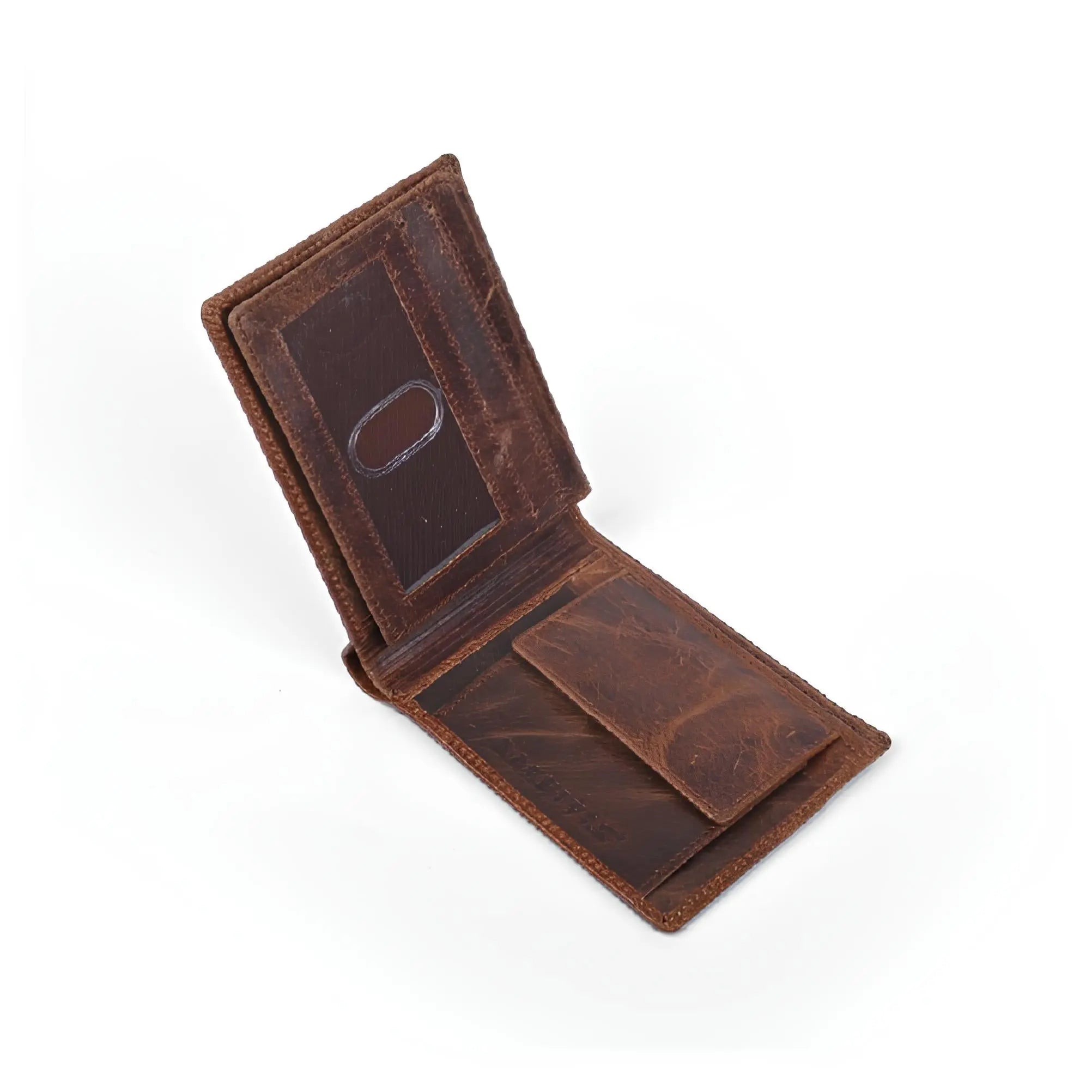 4-17 Men’s leather wallet – premium quality, compact design