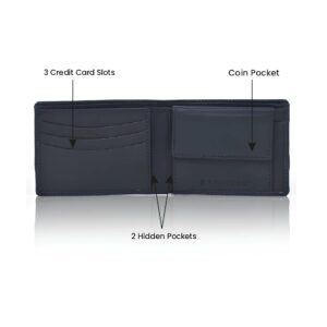 Men’s leather wallet – premium quality, compact design