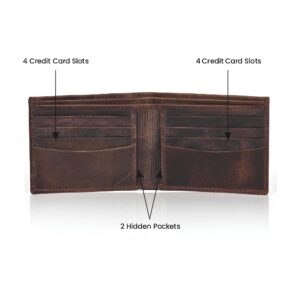 Men’s leather wallet – premium quality, compact design