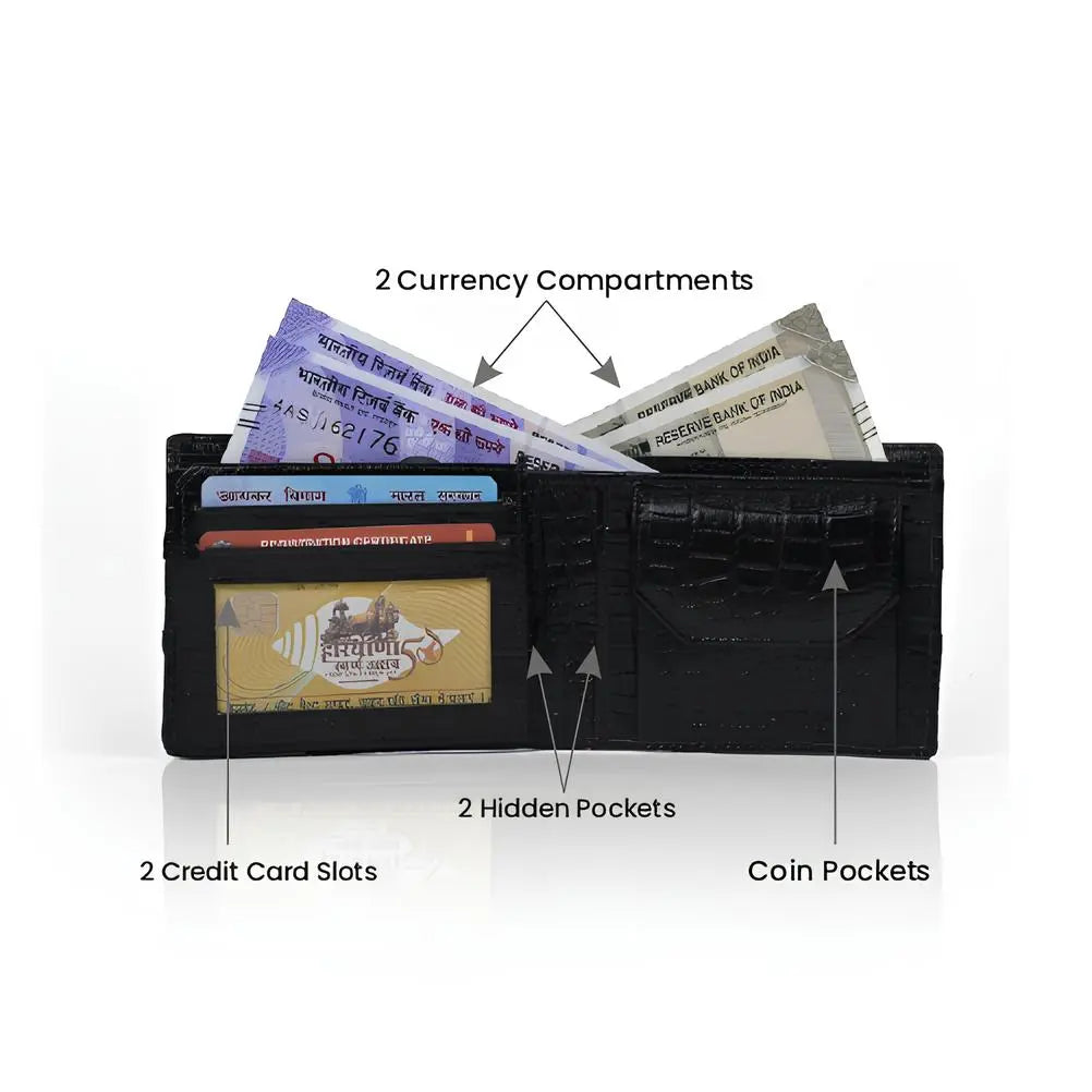 Men’s leather wallet – premium quality, compact design