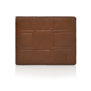"Men’s leather wallet – premium quality, compact design"
