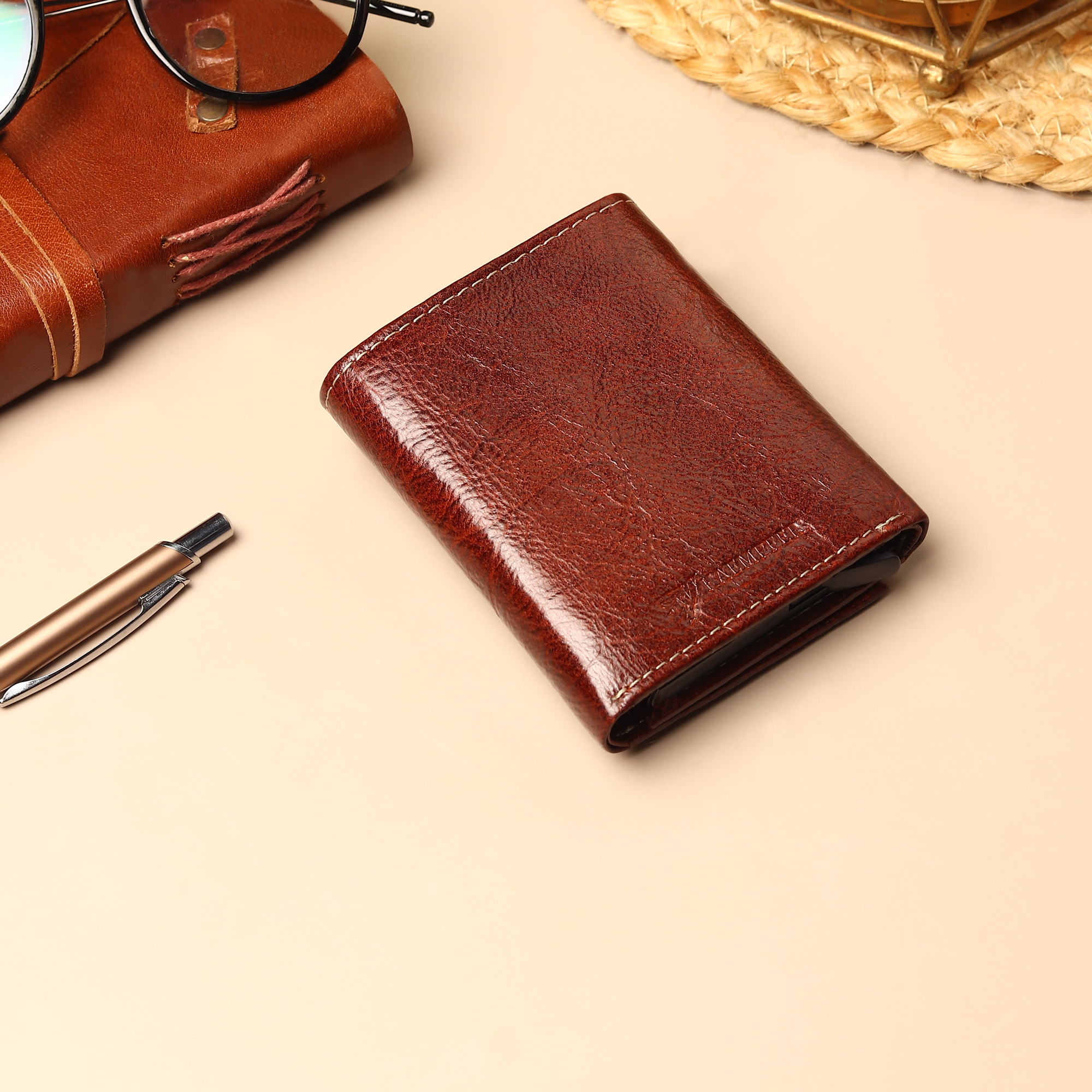 RIFID Pop-up Wallet/Card Holder – Bombay Brown